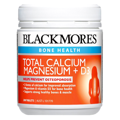 Blackmores Tot Cal Mag + D3 200t